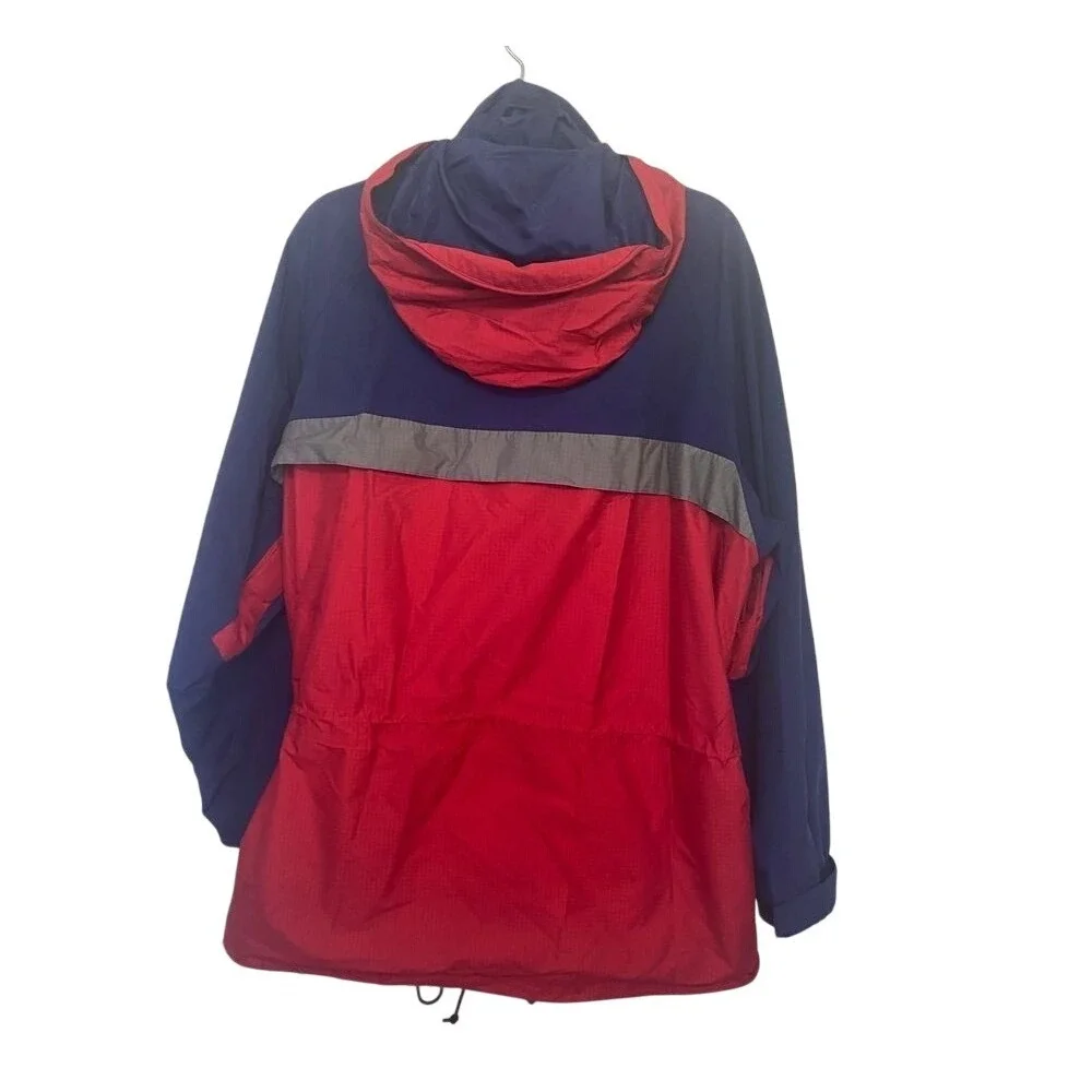 Vintage Eddie Bauer Ebtek Gore-Tex Men's Red/Blue Jacket‎ Size XL